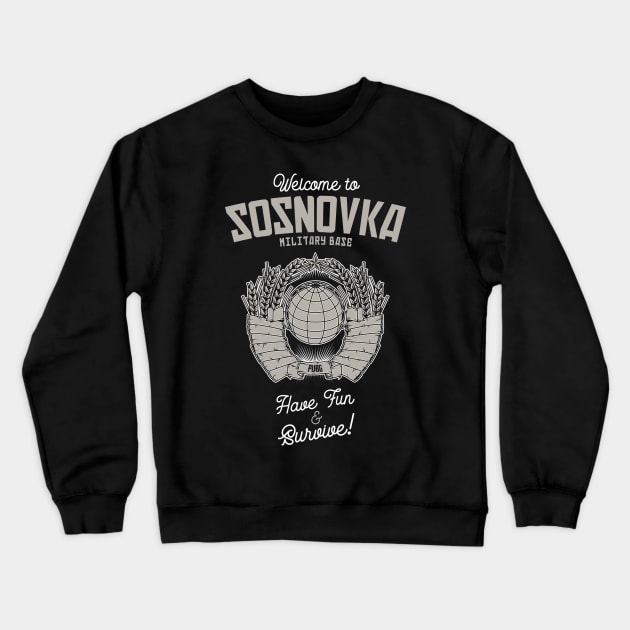 Have fun & Survive Crewneck Sweatshirt by BrayInk